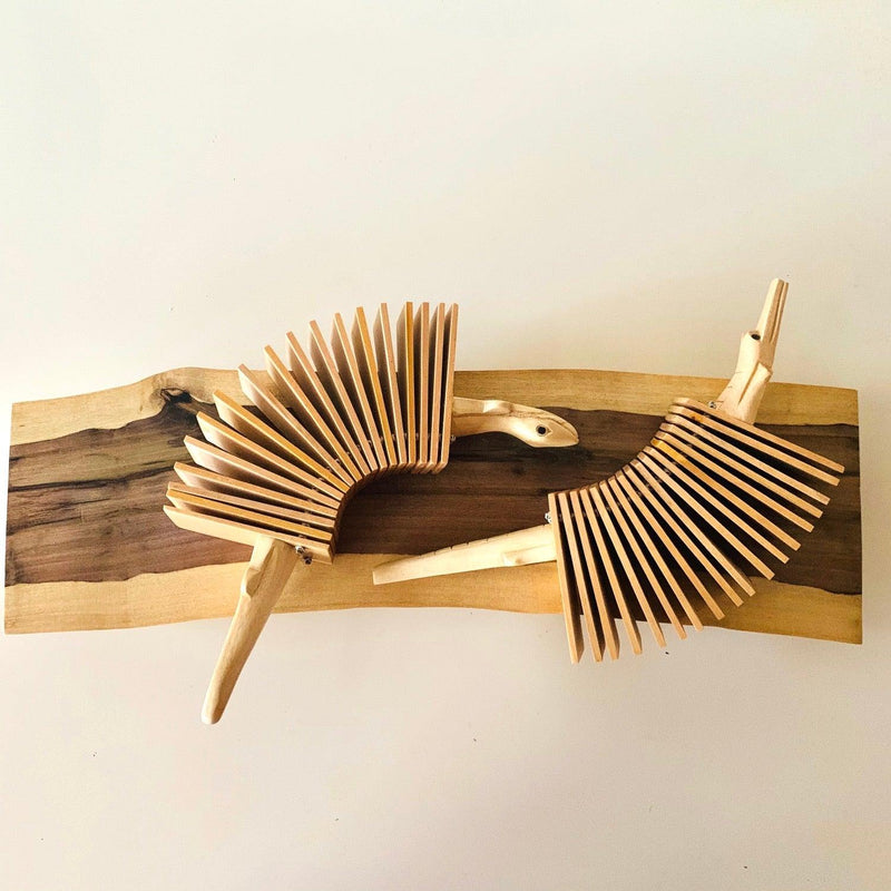 Papoose Natural Animal Rattles Set of 2 - My Playroom 