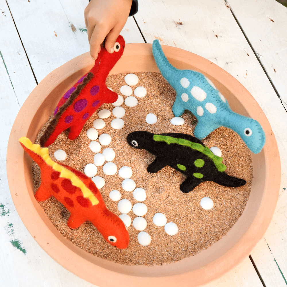 Tara Treasures Felt Dinosaur Pretend Imaginative Play Felt
