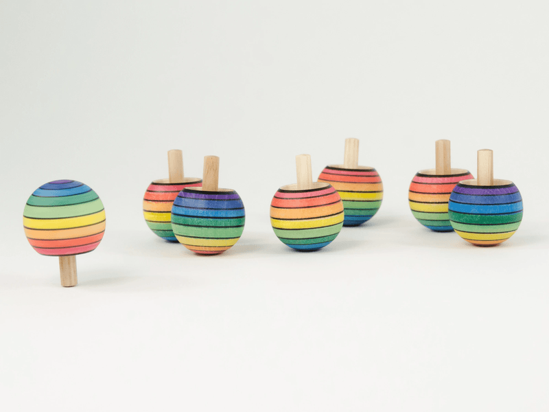 Mader Spinning Turn Top Rainbow - My Playroom 