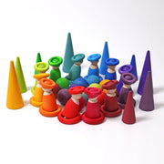 Grimm’s Small Rainbow Balls Set of 12 3yrs+ - My Playroom 