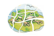 Life Cycle of a Frog Wooden Numbered Puzzle 4 Layers 4yrs+ By Beleduc - My Playroom 
