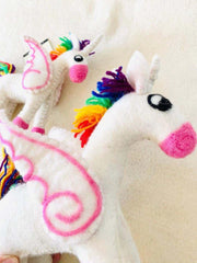 Papoose Felt Rainbow Pegasus Unicorn Baby - My Playroom 