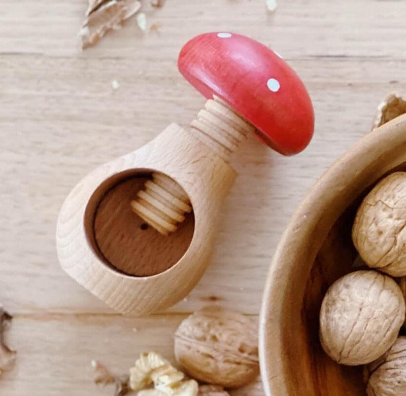 Kids at Work Toadstool Chestnut Holder & Nutcracker - My Playroom 