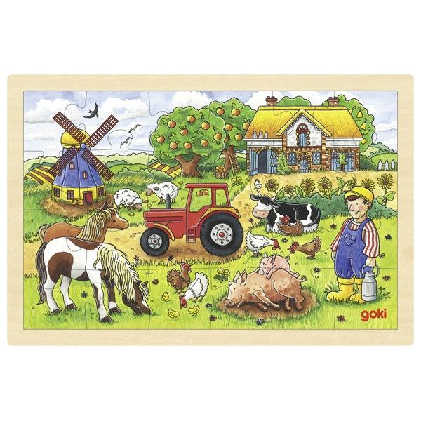 Goki Mr. Millers Farm Puzzle 4yrs+ - My Playroom 