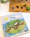 Life Cycle of a Frog Wooden Numbered Puzzle 4 Layers 4yrs+ By Beleduc - My Playroom 