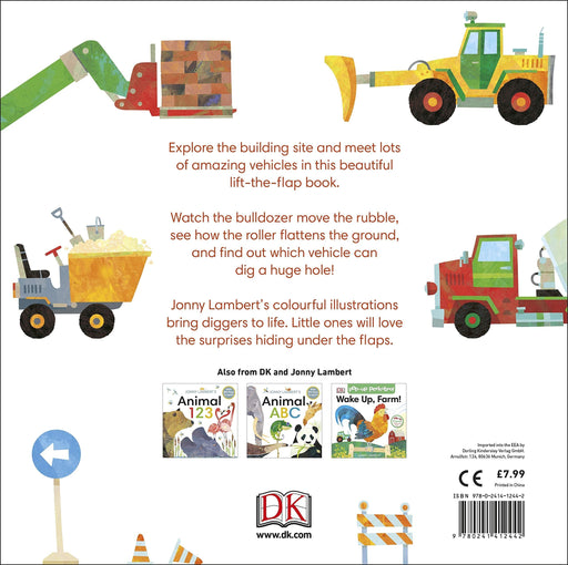 Jonny Lambert's Diggers (Board Book) - My Playroom 