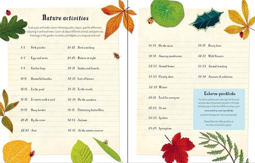 Nature Activity Book (Hardcover) - My Playroom 