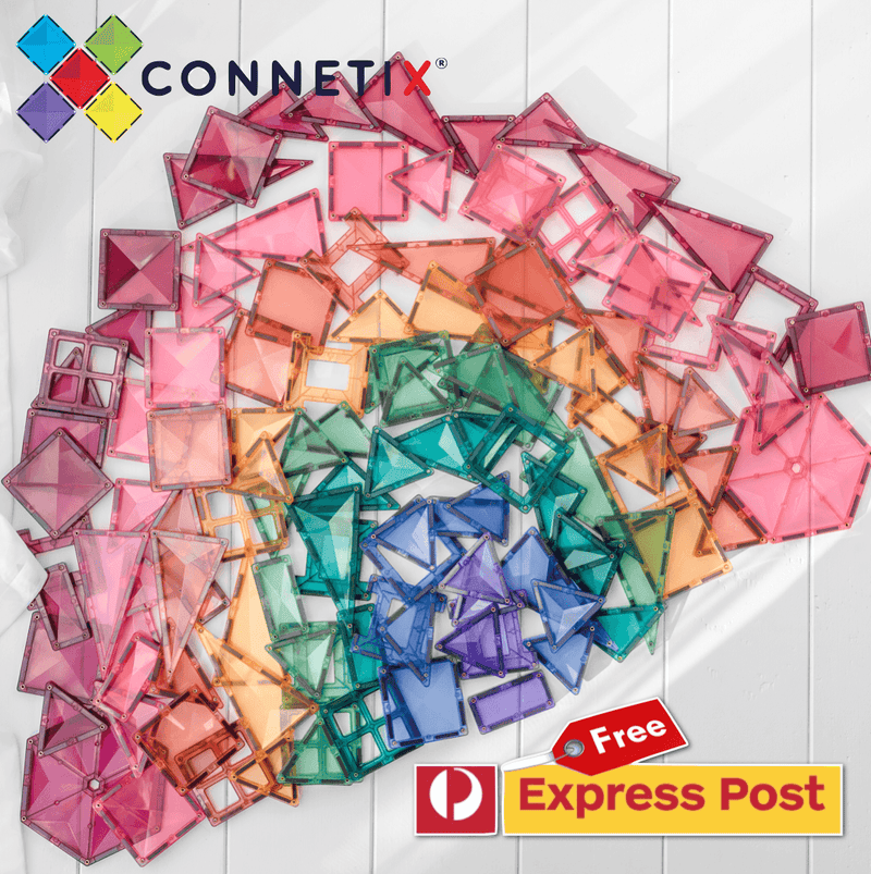 Connetix Pastel Mega Pack 202 Piece - My Playroom 