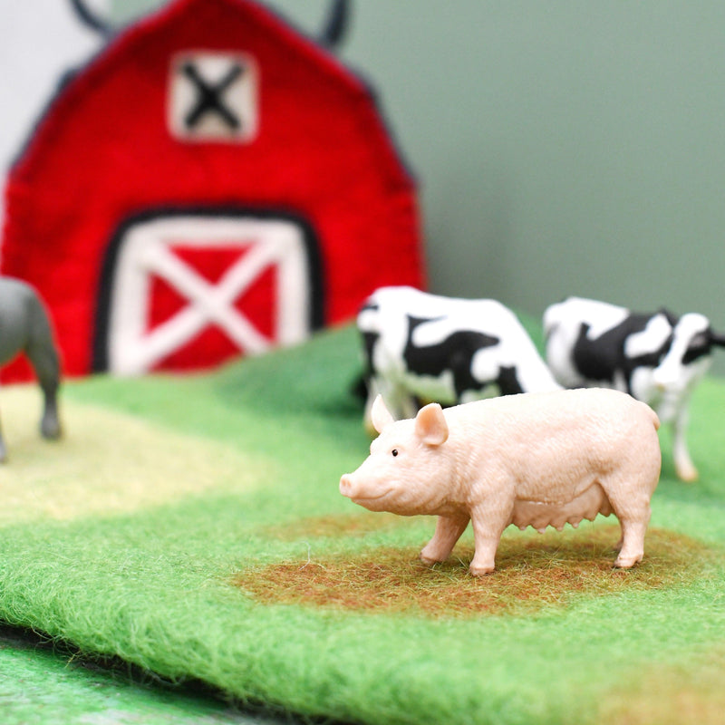 Tara Treasures Farm Felt Play Mat Playscape 35cm - My Playroom 