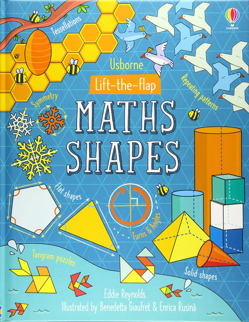 Lift the Flap: Maths Shapes (Board Book) - My Playroom 