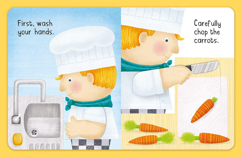 Busy Day: Chef: An Action Play Book (Lift the Flap) - My Playroom 