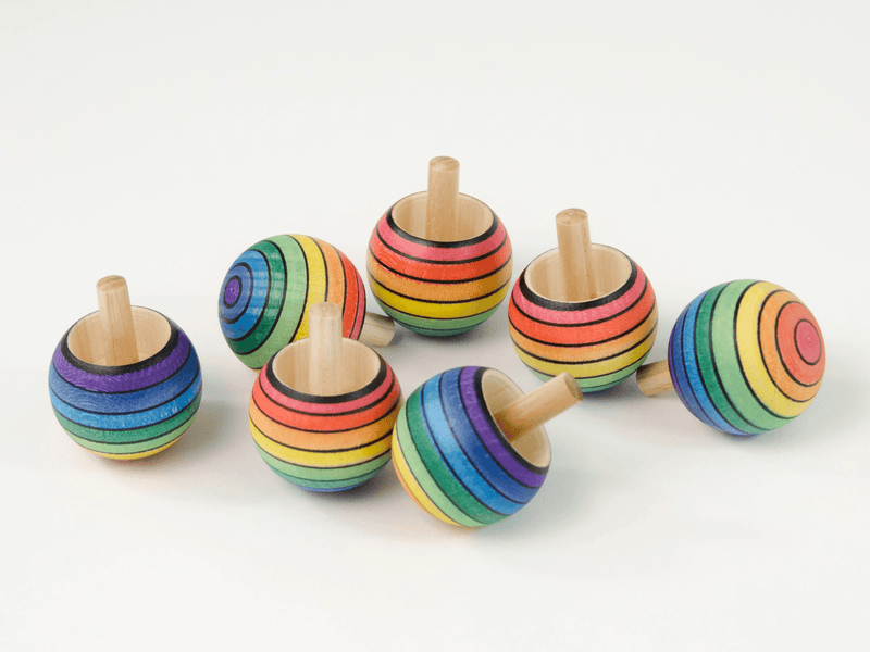 Mader Spinning Turn Top Rainbow - My Playroom 