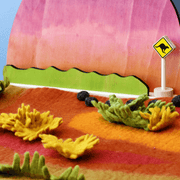 Tara Treasures Large Felt Australian Outback Play Mat Playscape 80cm - My Playroom 