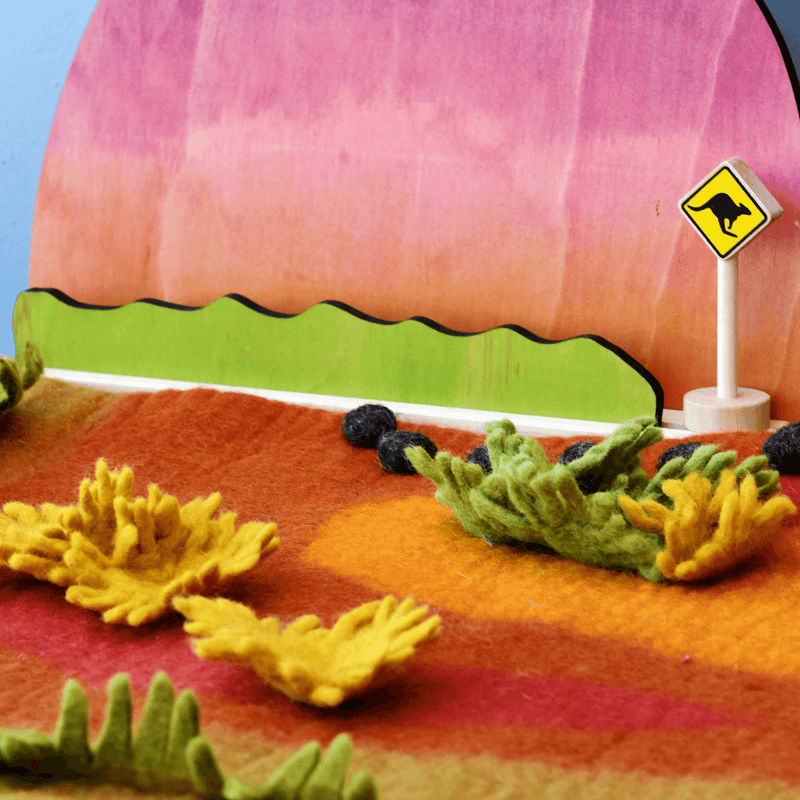 Tara Treasures Large Felt Australian Outback Play Mat Playscape 80cm - My Playroom 