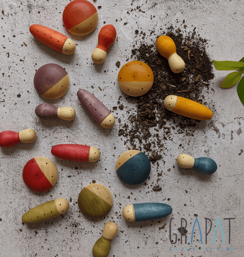 Grapat Insects 6 Colours 18 Pieces 3yrs+ - My Playroom 