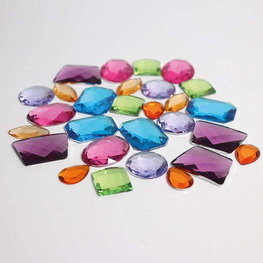 Grimm’s 28 Giant Acrylic Glitter Stones 14yrs+ - My Playroom 