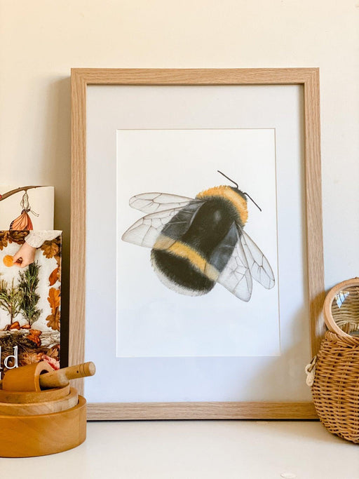 Jo Collier Betty the Bumblebee Print A5 - My Playroom 