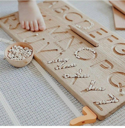 Oak Double-Sided Alphabet Tracing Board - My Playroom 