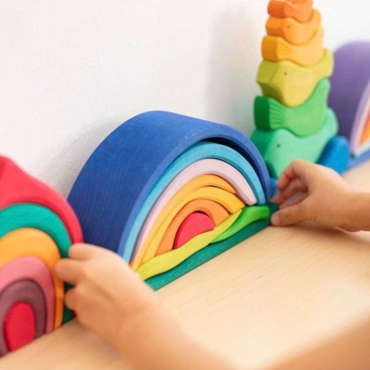 Gluckskafer Sunrise Rainbow Arch Blue 10pcs - My Playroom 