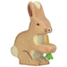 Holztiger Hare Rabbit with Carrot Wooden Woodland & Meadow Animal - My Playroom 