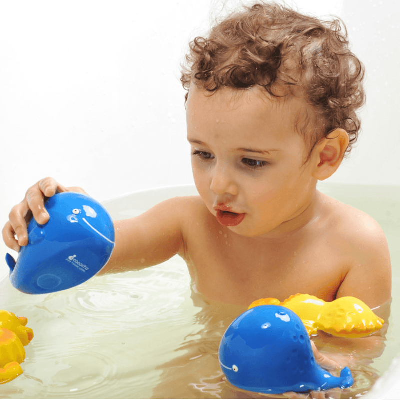 CaaOcho Natural Rubber Bath Toy Blue Whale 0m+ - My Playroom 