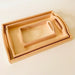 Montessori Wooden Tray Set of 3 With Handle — Natural - My Playroom 