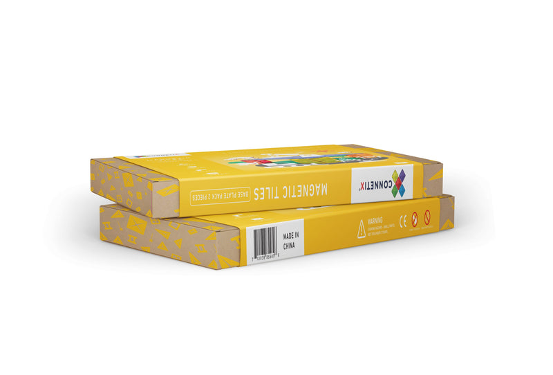 Connetix Rainbow Base Plate Blue & Green Pack 2 Piece - My Playroom 