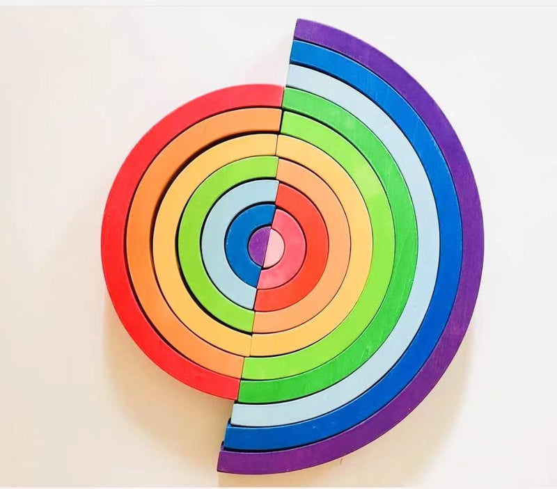 Bauspiel Giant Rainbow 10pc - 50cm - My Playroom 