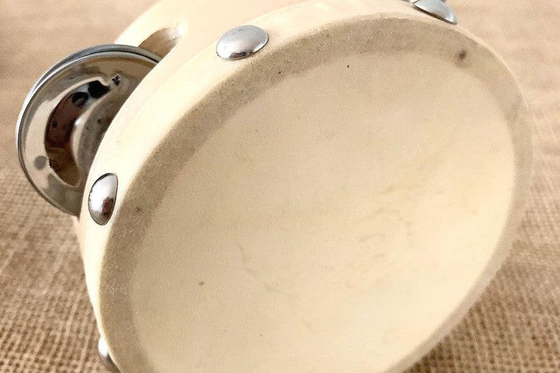 Goki Mini Tambourine with 3 Bells 10.5cm 3yrs+ - My Playroom 