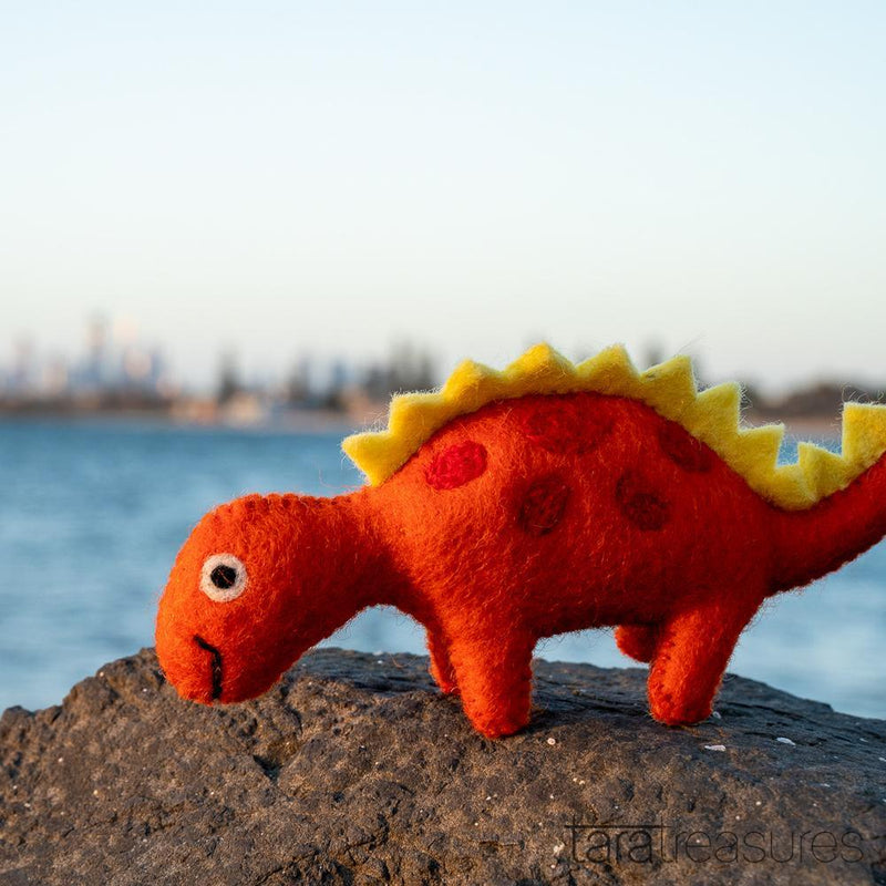 Tara Treasures Felt Dinosaur Toy - My Playroom 