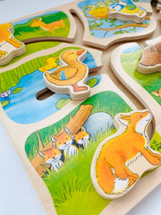 Goki Who Belongs to Who? Sliding Puzzle 3yrs+ - My Playroom 