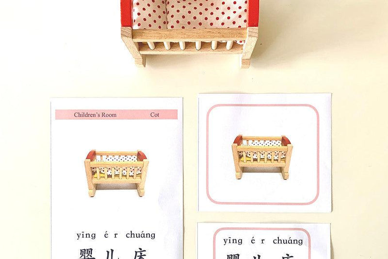 Goki Furniture for Flexible Puppets, Children's Room 3yrs+ - My Playroom 