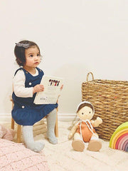 Montessori Furniture My First TABLE SET Armchair Beechwood - Table 80(L) x 60(W) (for 10 - 30 months old) x 40(H)cm, Chair 22cm(H) - My Playroom 