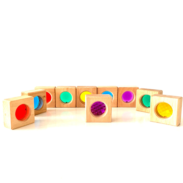 Bauspiel Discovery Kaleidoscope Blocks - 25 Piece - My Playroom 