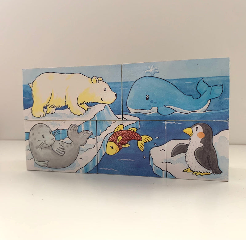 Goki Safari and Arctic Cube Puzzle 3yrs+ - My Playroom 
