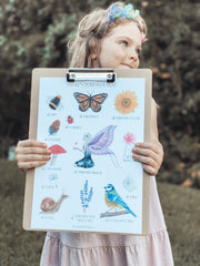 Jo Collier Nature's Scavenger Hunt Print A4 - My Playroom 