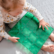 Connetix Rainbow Base Plate Blue & Green Pack 2 Piece - My Playroom 