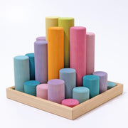 Grimm’s Large Building Rollers Pastel 3yrs+ - My Playroom 