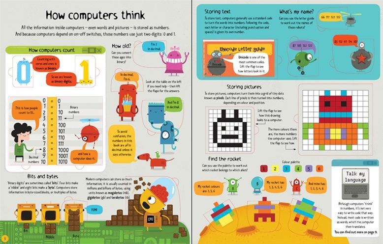 Lift the Flap Computers and Coding (Board Book) - My Playroom 