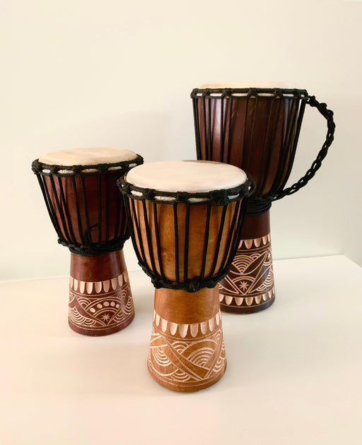 Hand made Djembe Drum - 40cm - My Playroom 