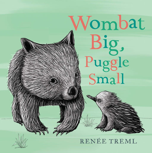 Wombat Big, Puggle Small (Board Book) - My Playroom 