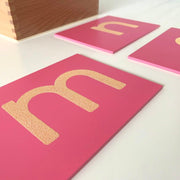Montessori Sandpaper Letter Board - My Playroom 