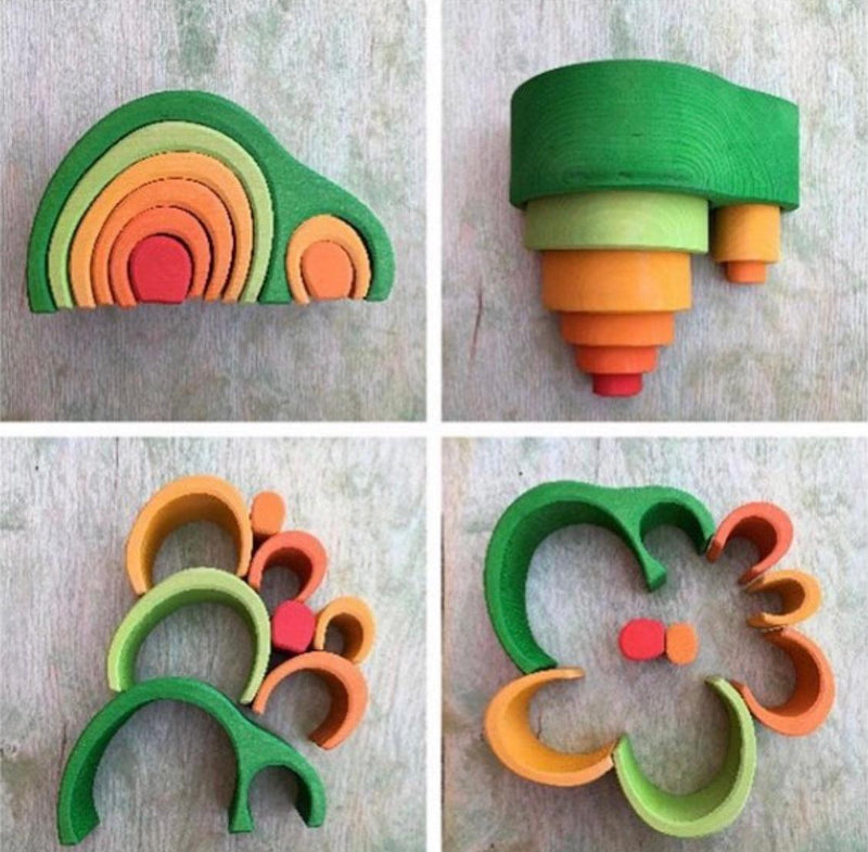 Gluckskafer Arch House Green 8pcs - My Playroom 