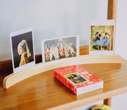 Large Curved Wooden Holder for Language Card, Artwork, Postcard 50cm - My Playroom 