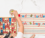 Montessori Moveable Alphabet Spelling Mat (60x42cm) - My Playroom 