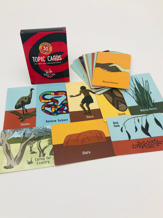 Riley Callie Resources Aboriginal Topic Cards - My Playroom 