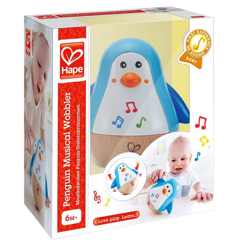 Hape Penguin Musical Wobbler 6m+ - My Playroom 