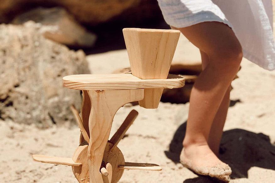 Nook Wooden Water & Sand Wheel - Creative & Sustainable Water Play for ...