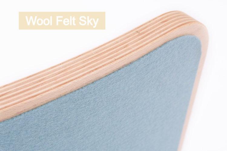 Wobbel Original Wool Felt Sky Balancing Board Original Wool Felt Sky - My Playroom 