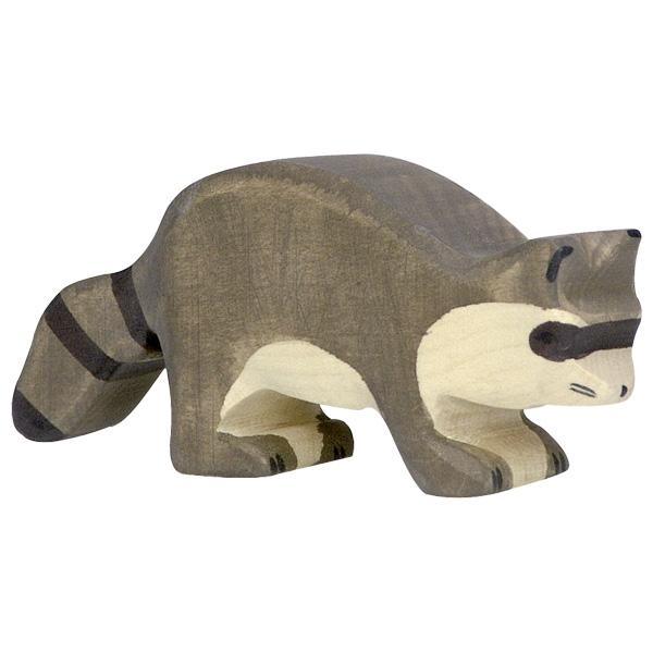 Holztiger Racoon Wooden Wildlife Animal - My Playroom 